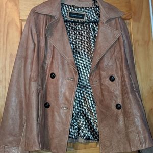 Black Rivet genuine leather jacket